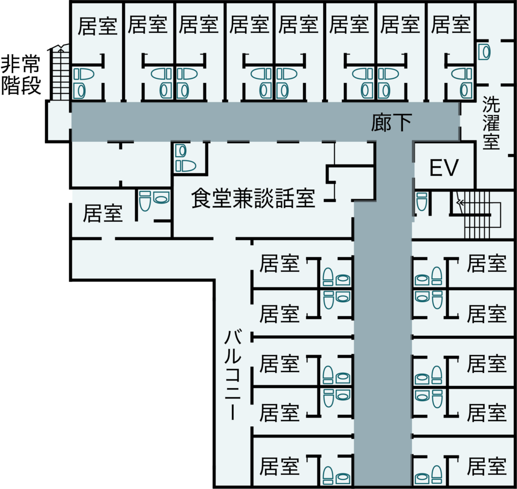 メディホス静岡富士2階フロア